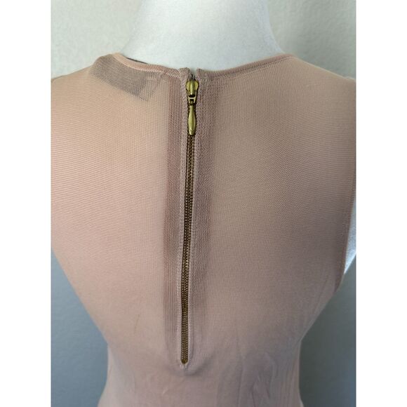 A.L.C. Rose Light Pink Knit Sleeveless Dress Size Large - Picture 9 of 14